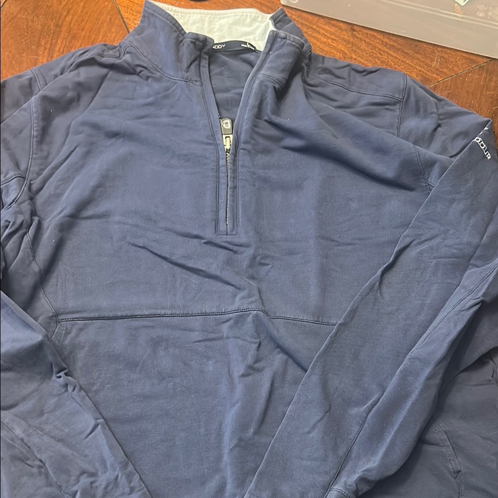 Navy Quarter-Zip Pullover B Draddy
